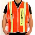 Orange Security Mesh  Vest